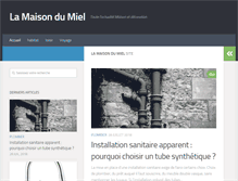 Tablet Screenshot of maison-miel.com